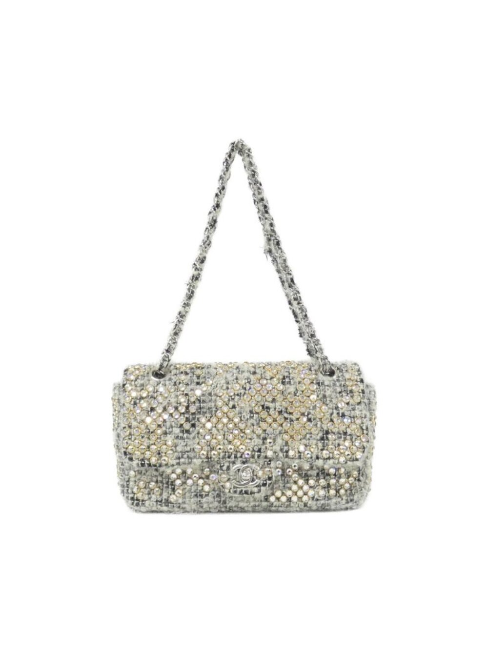Chanel Shoulder Bag Gray